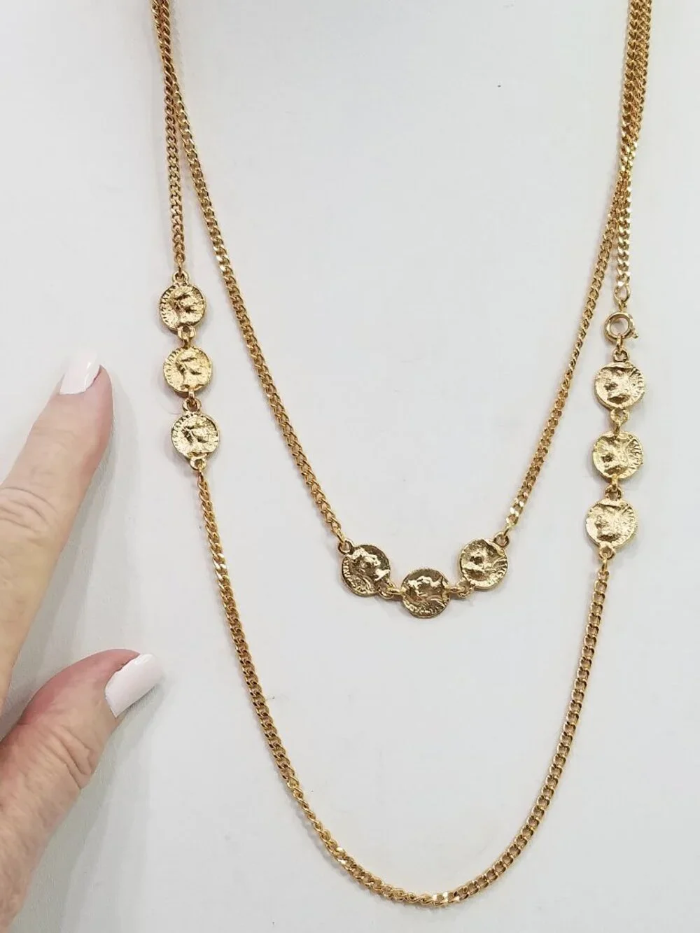 Vintage Direction One Gold Tone 3 Mini Coin 50